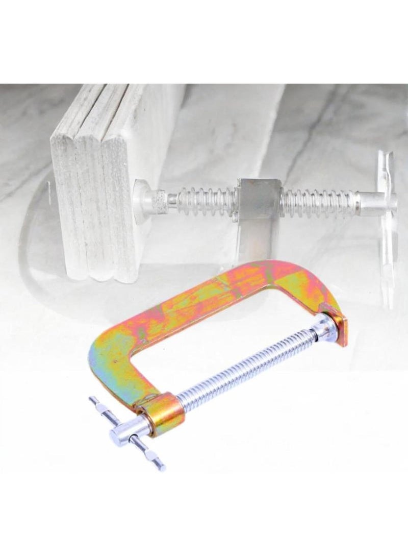 GGOOT G Clamp Fixing Hand Tool Hardware Mini for Workpiece Multifunctional Professional Portable Woodworking Clamp Cabinet Tool, 2 inch  - Image 4