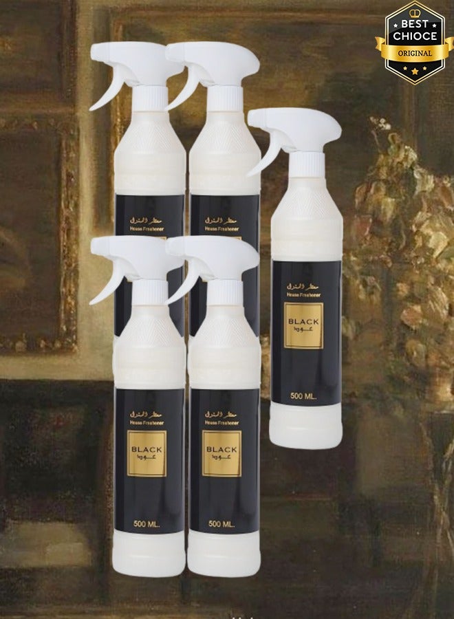 Banafa 5 Pieces Black Oud Air Freshner 500ml - Image 1