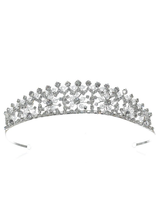 SAMKY Bridal Hair Rhinestone Crystal For Women Vintage Wedding Headpiece For Bride  - Image 1