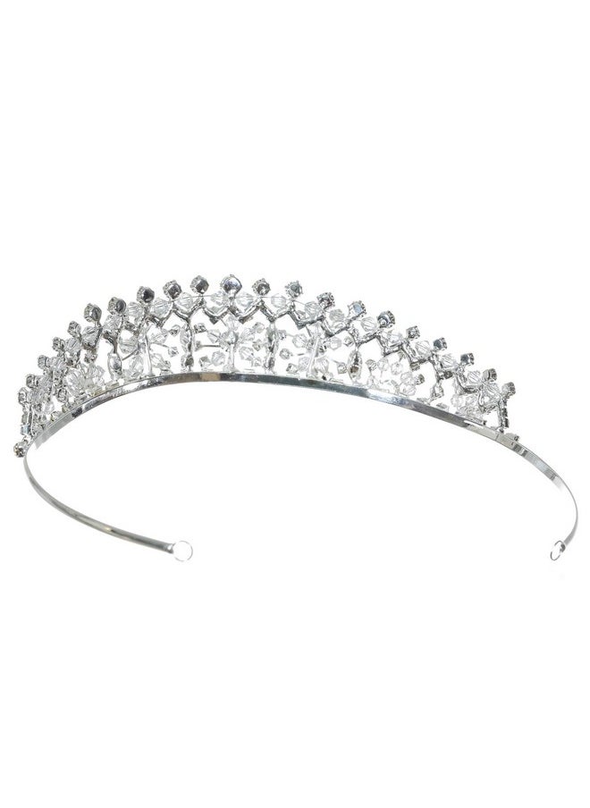 SAMKY Bridal Hair Rhinestone Crystal For Women Vintage Wedding Headpiece For Bride  - Image 3