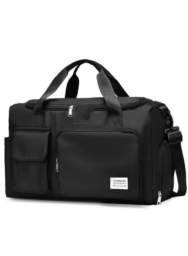 general Sports and Travel Duffle Bag, Large Handbag with Shoe Pocket, Large Weekender 
