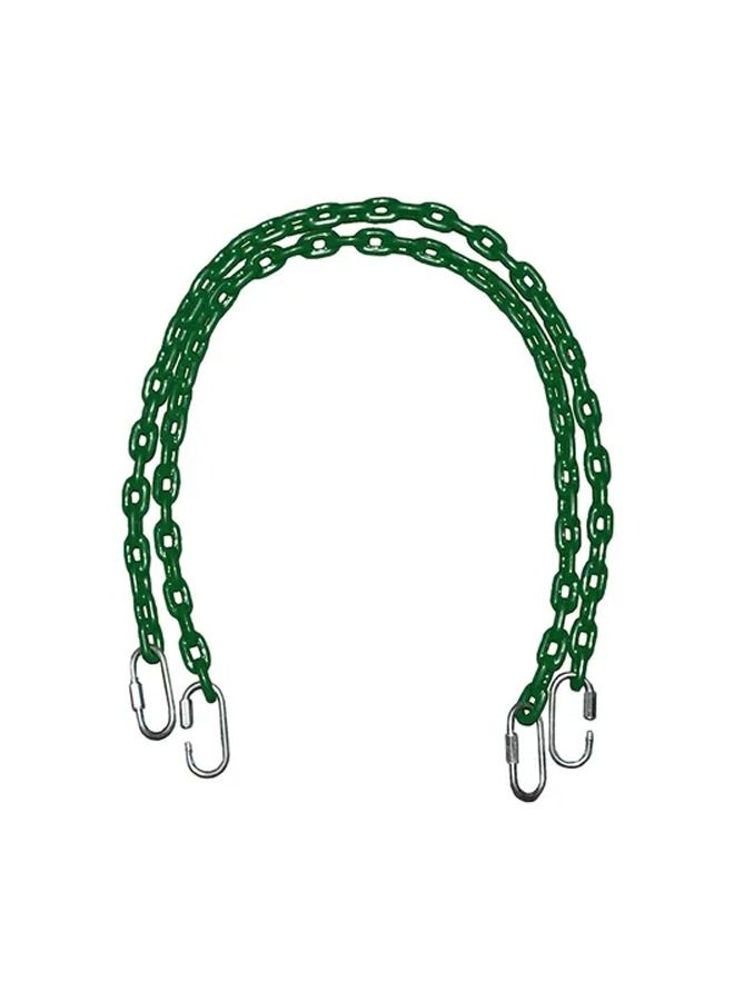 JSAITOYS Durable Plastic Coated Ring Chain Swing Accessories And Quick Link Hook  - Image 1
