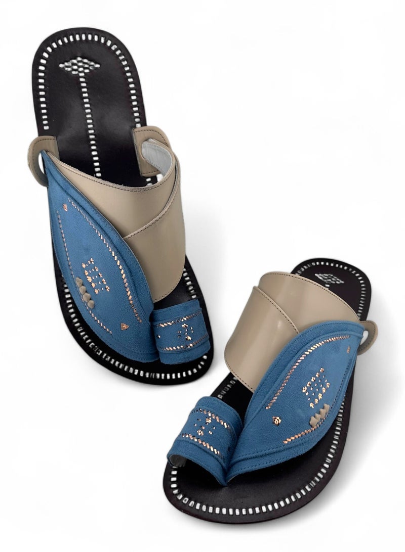 AL Fanoos Handcrafted heritage leather slippers  - Image 3