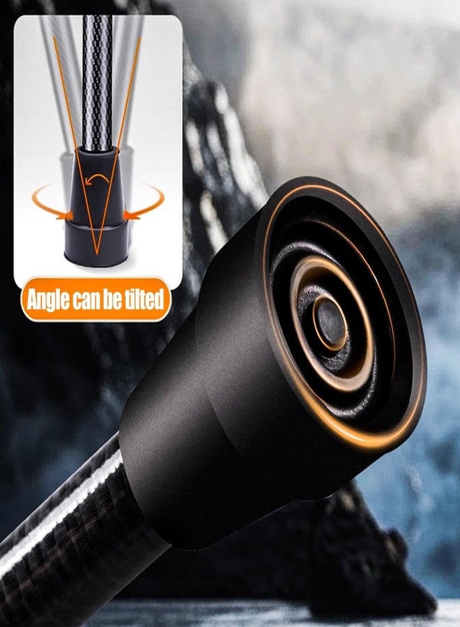 NnsZenith Folding Carbon Fiber Cane with Ergonomic Wooden Handle - Adjustable & Lightweight Easy to Carry Walking Stick for Elderly Men and Women, Travel Cane,Seniors Mobility Aid for Balance and Stability - Image 5