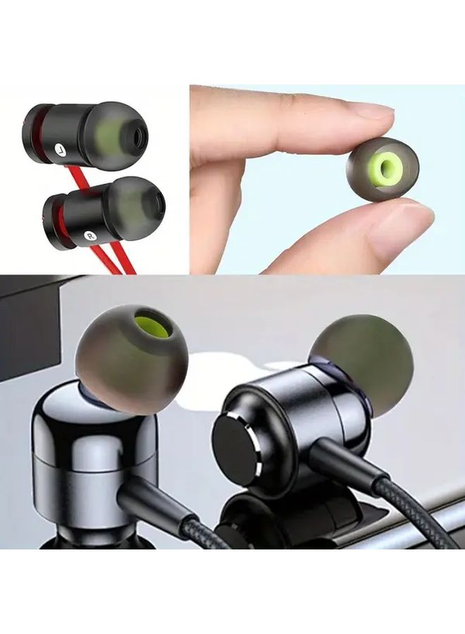 12 Pcs Replacement Memory Foam Earbuds Sleeve Set Color Variant Sizes S M L for In Ear Headphones - Image 2