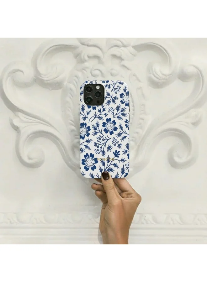 Mobcos iPhone 16 Pro Classic Blossom Mobcos iPhone 16 Pro Classic Blossom Premium Case Compatible with Hybrid Dual-Layer Hard Shell + Silicone Protection - Scratch-Resistant Shockproof Mobile Cover  | Best Price UAE