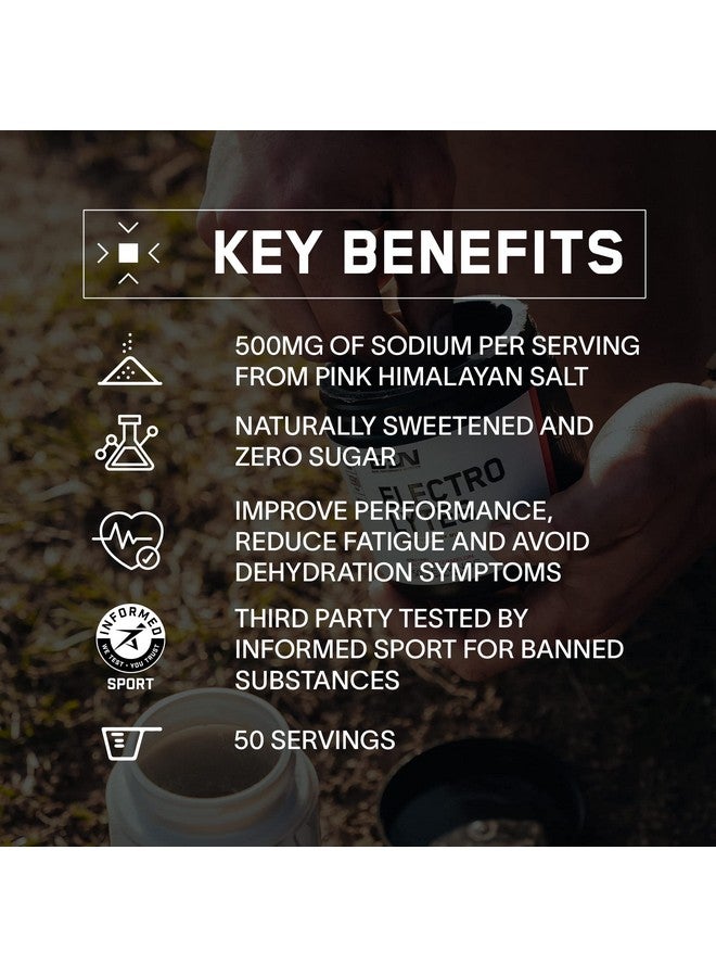 BARE PERFORMANCE NUTRITION BPN Electrolytes Hydration Drink Mix | Sugar Free Electrolyte Powder | 500mg Sodium per Serving | Naturally Sweetened | Lemon Lime, 50 Servings - Image 3