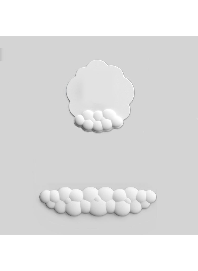 Y&D 2Piece Cloud Memory Foam Wrist Mouse Pad Set  - Image 1