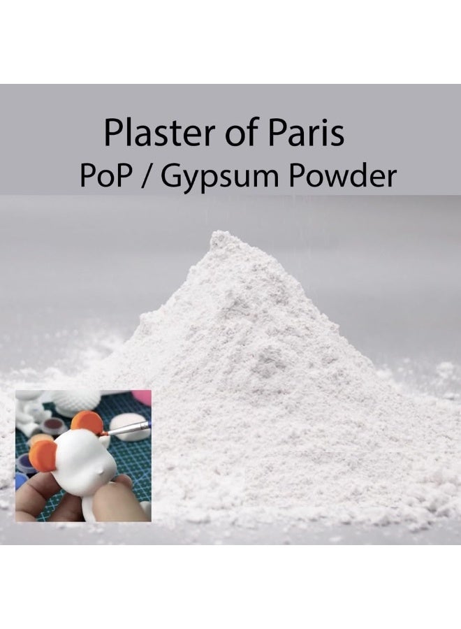 Biella White Gypsum Powder For Pottery, Ceramic Casting, Moulding, Versatile Project Applications Including Models, Railroad, And Wall Repair (800G) - Image 3