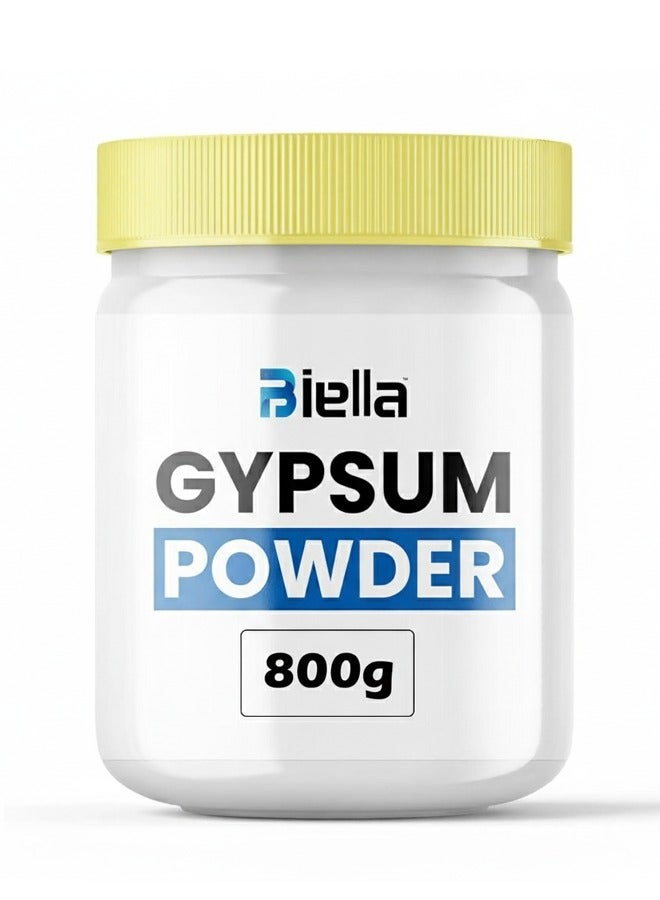 Biella White Gypsum Powder For Pottery, Ceramic Casting, Moulding, Versatile Project Applications Including Models, Railroad, And Wall Repair (800G) - Image 1