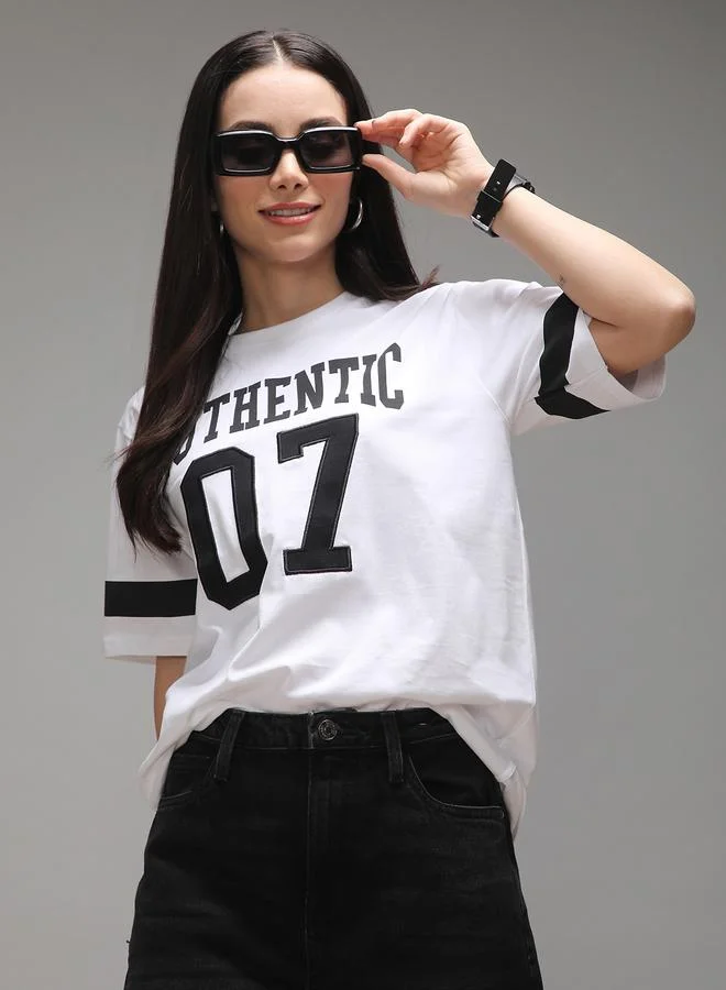 Dillinger Women Oversized Printed T-Shirt