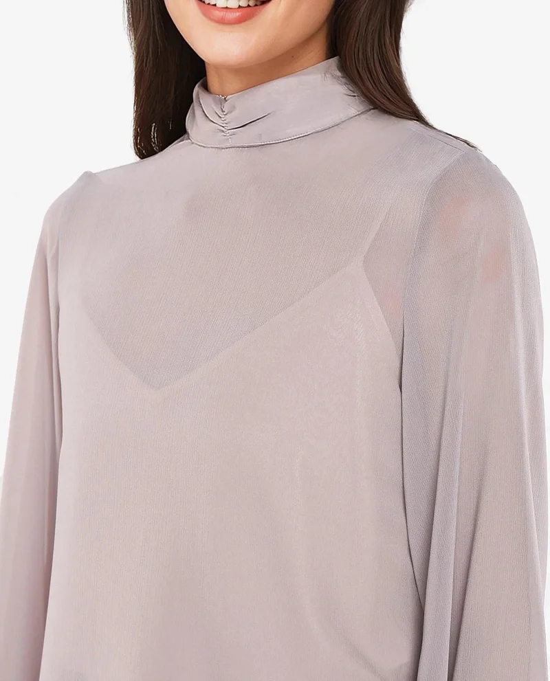 Rareism Women's Bell Sleeves Plain Top