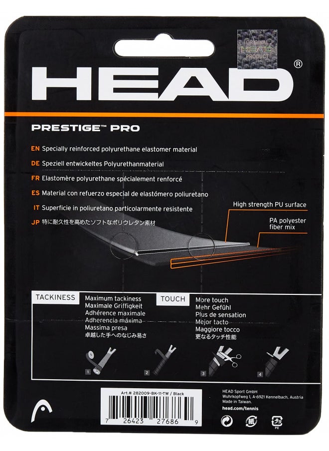 Head Prestige Pro Tennis Racquet Overgrip - Black - pzsku/ZD3589E5D88E9DBF0E613Z/45/_/1732282721/c7f4a18b-d869-43fc-b5bf-bfd02a9a5314