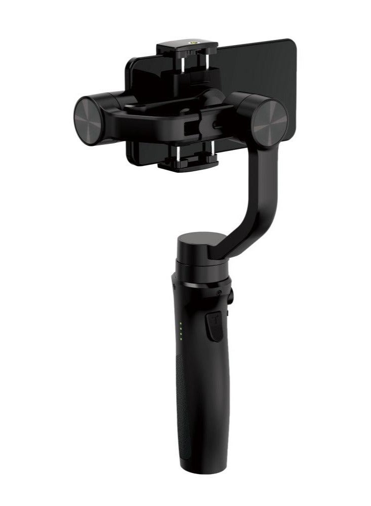 Handheld 3-axis Gimbal Stabilizer Compatible with All Brands of Smartphones for VLOGGING/FILMING, Multipurpose-Black  - Image 4