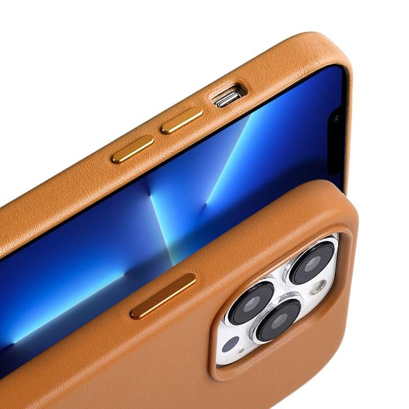 غطاء MagSafe | حماية من السقوط | ملمس جلد مغناطيس قوي | مقاوم للصدمات لـ iPhone 13 - Image 4