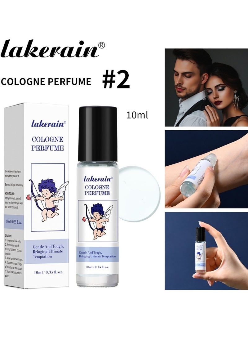 lakerain - Cologne Perfume Roller Balm Long Lasting Fragrance Enhanced Allure Deepen Charm Safe and Natural Suitable for Various Occasions for Both Men and Women 10ml 02 - Image 1