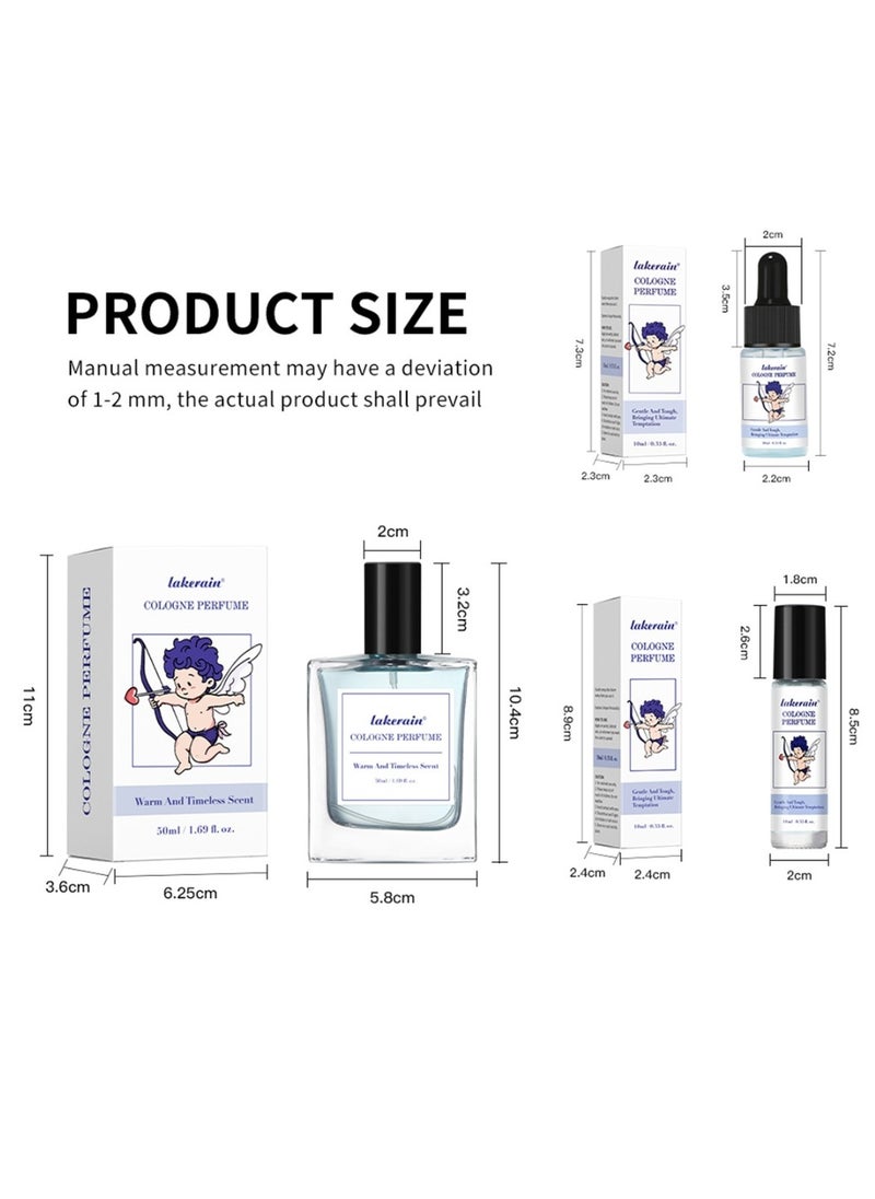 lakerain - Cologne Perfume Roller Balm Long Lasting Fragrance Enhanced Allure Deepen Charm Safe and Natural Suitable for Various Occasions for Both Men and Women 10ml 02 - Image 1