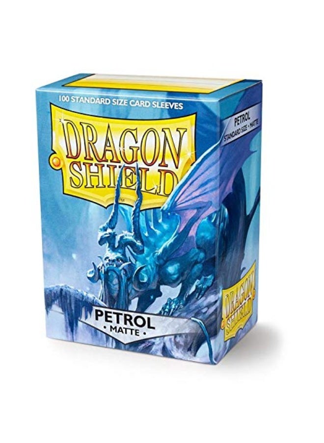 dragon shield Arcane Tinmen Dragon Shield Deck Protective Sleeves for Gaming Cards, Standard Size (100 Sleeves), Matte Petrol - Image 1