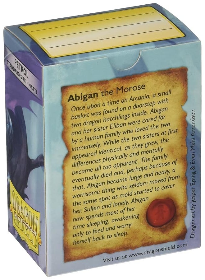 dragon shield Arcane Tinmen Dragon Shield Deck Protective Sleeves for Gaming Cards, Standard Size (100 Sleeves), Matte Petrol - Image 2
