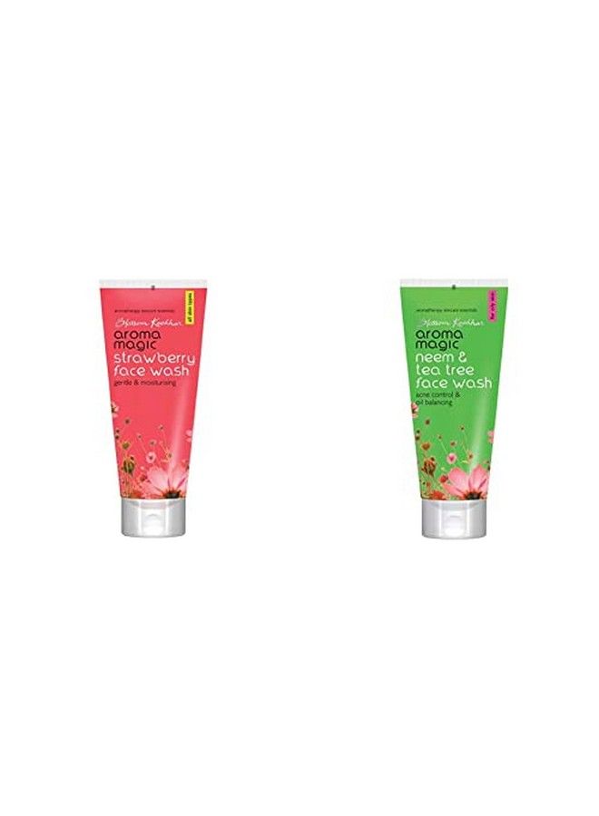 Aroma Magic Face Wash 100 Ml (Neem) And Face Wash 100 Ml (Strawberry) - Image 2