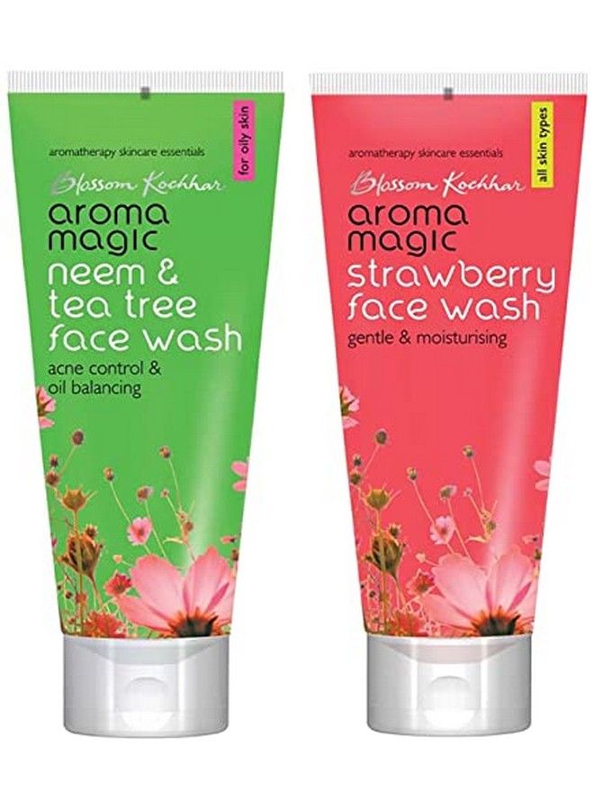 Aroma Magic Face Wash 100 Ml (Neem) And Face Wash 100 Ml (Strawberry) - Image 1