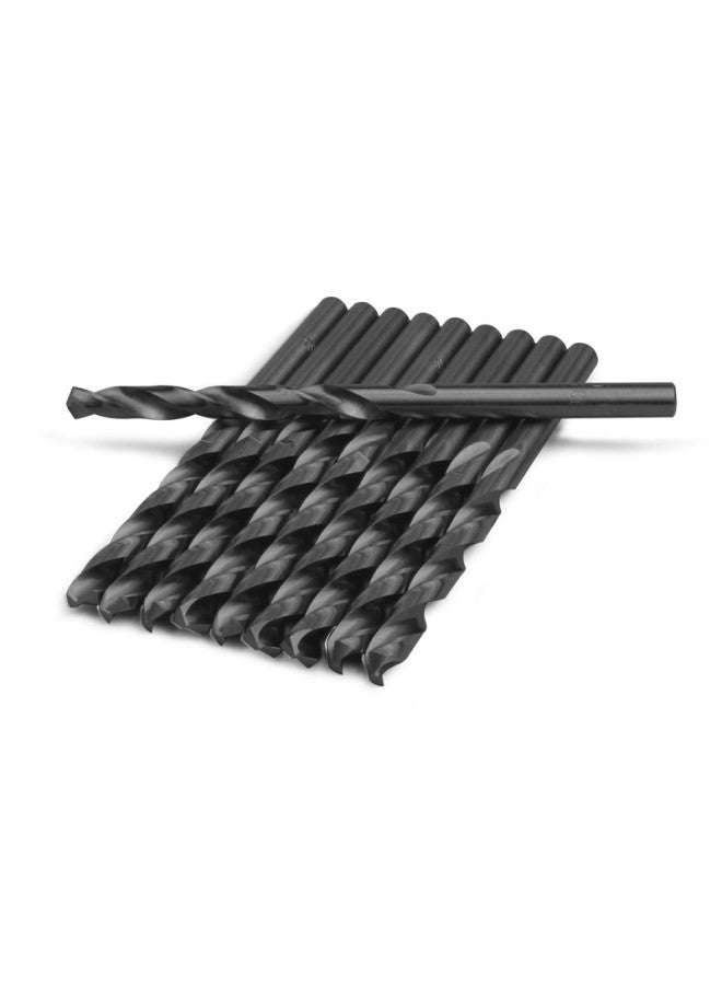 Jimijiaju Jm-g14305 High-speed Steel Twist Drill Bit, Handheld Electric Drill Power Tool Accessory, 5mm, Pack Of 10 - Image 1