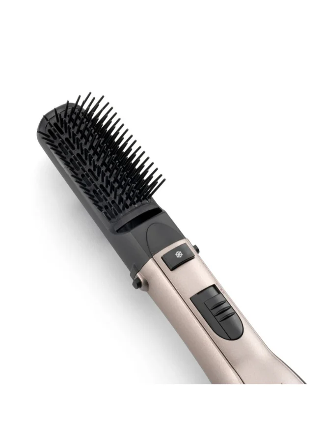 babyliss BaByliss Smooth Volume 1000 Airbrush | 1000W Drying Power | Ionic To Fight Frizz | 3 Heat Settings | Style While You Dry | Large Oval Ceramic Barrel For Smoothing | AS90PSDE