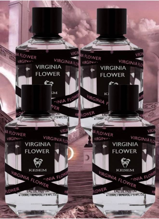 4 Pieces Virginia Flower Perfume 100ML - pzsku/ZD3590D5FAED594248C1AZ/45/_/1700075577/04bd2180-5cb1-41c3-bd1d-34d4122ca22e