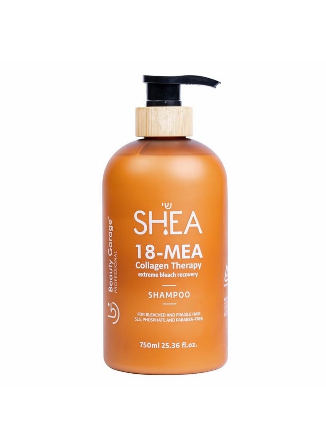 Beauty Garage Shea 18-Mea Collagen Therapy Shampoo 750Ml  - Image 1