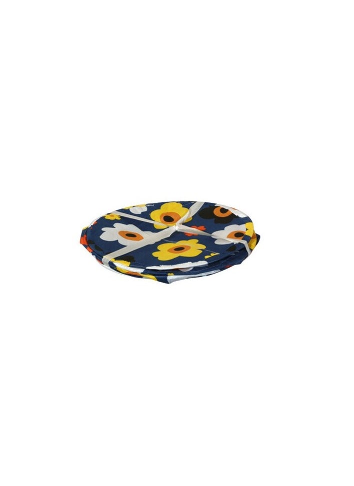 PROMASS - Round Foldable Pop up Laundry Bag For Clothes, With Lid Zip Closure And Carry Handle, Laundry Hamper Cloth Basket - Image 1