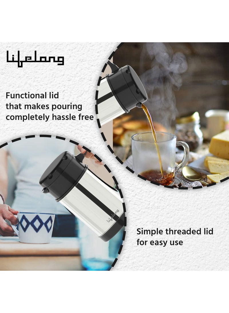 Lifelong - Lifelong 650 ml Insulated Hot & Cold Stainless-Steel Flask| 100% Leak Proof | BPA Free | Easy to Carry | Ideal for Water, Tea, Coffee, Juice (LLNEK650) - Image 1