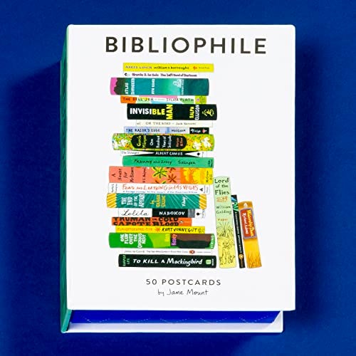 Chronicle Books Bibliophile 50 Postcards Literary Postcards Stationery Gift for Book Lovers - Image 3