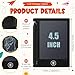 Nezyo 16 Pieces 45 Inch Mini LCD Writing Tablet for Kids Electronic Doodle Board Colorful Drawing Tablet Bulk Erasable Writing Pad Reusable Learning Gift for Girls Boys Party FavorBlack - Image 4