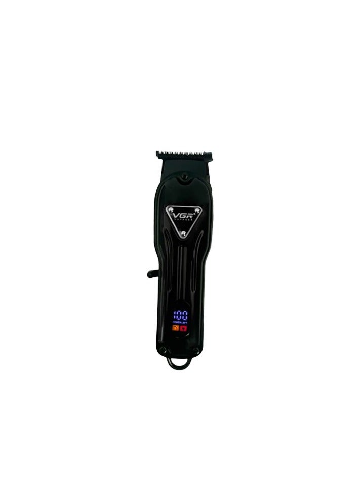 VGOD V-298 Professional Hair Trimmer for Men – Ceramic & Carbon Steel Blades, 200 min Runtime, LED Display - Image 2