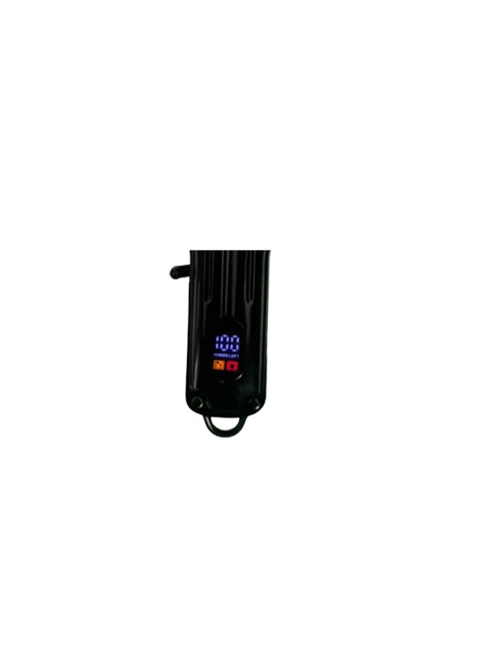 VGOD V-298 Professional Hair Trimmer for Men – Ceramic & Carbon Steel Blades, 200 min Runtime, LED Display - Image 3