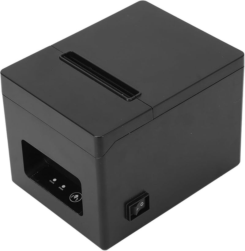 POS Receipt Printer High Speed ESC POS Compatible Wall Mountable US Plug - Image 2