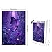 Ulord Great Jigsaw Puzzles for Adults 300 Pieces Purple Enchanted Forest Butterfly Puzzles for Adults Toys Gift Family Decoration Kids Puzzle - Image 4