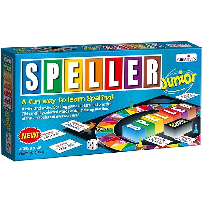 Creative's Creatives Speller Junior  Fun  Educational Spelling Board Game for Kids Ages 8  Improves Vocabulary Word Building  Language Skills  Gift for Boys  Girls  26 Players - Image 2