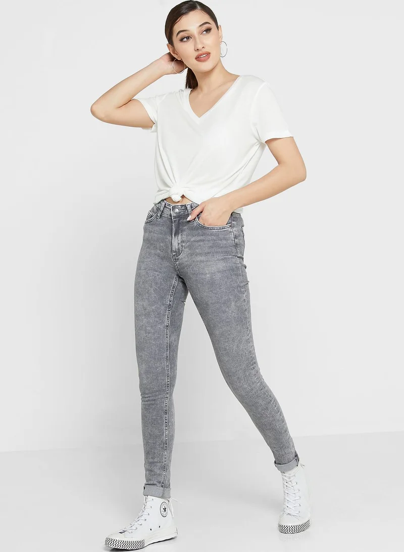 ONLY Cotton Stretched Skinny Jeans