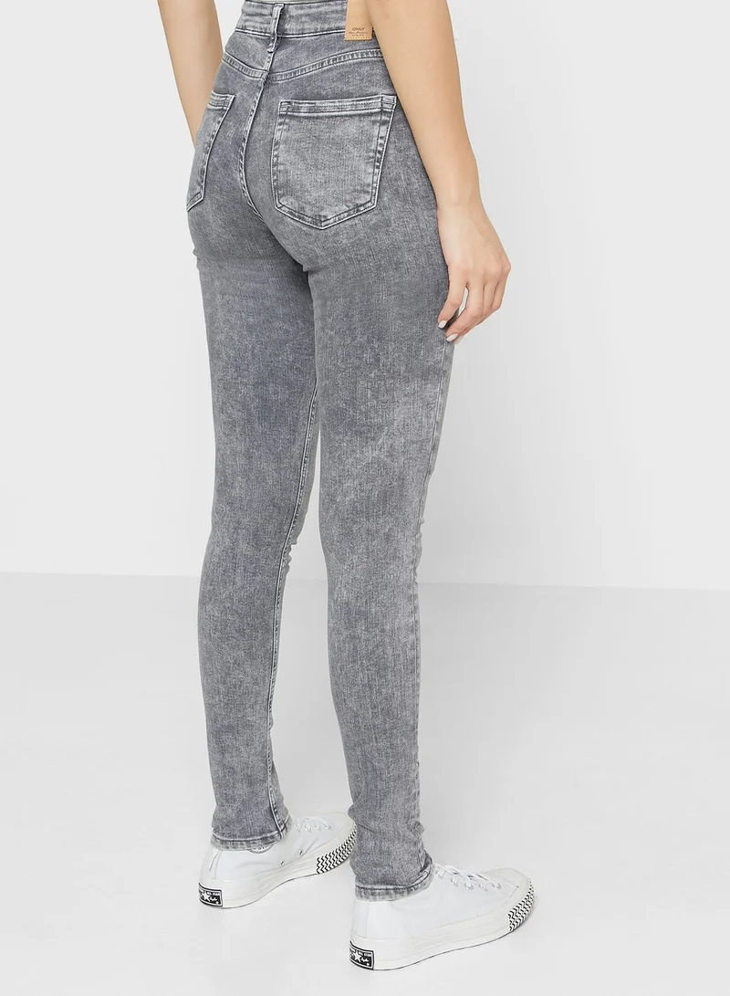 ONLY Cotton Stretched Skinny Jeans
