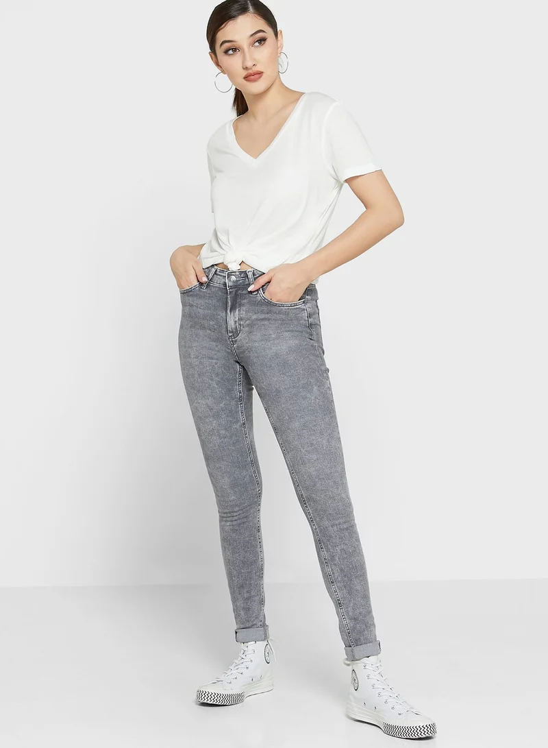 ONLY Cotton Stretched Skinny Jeans