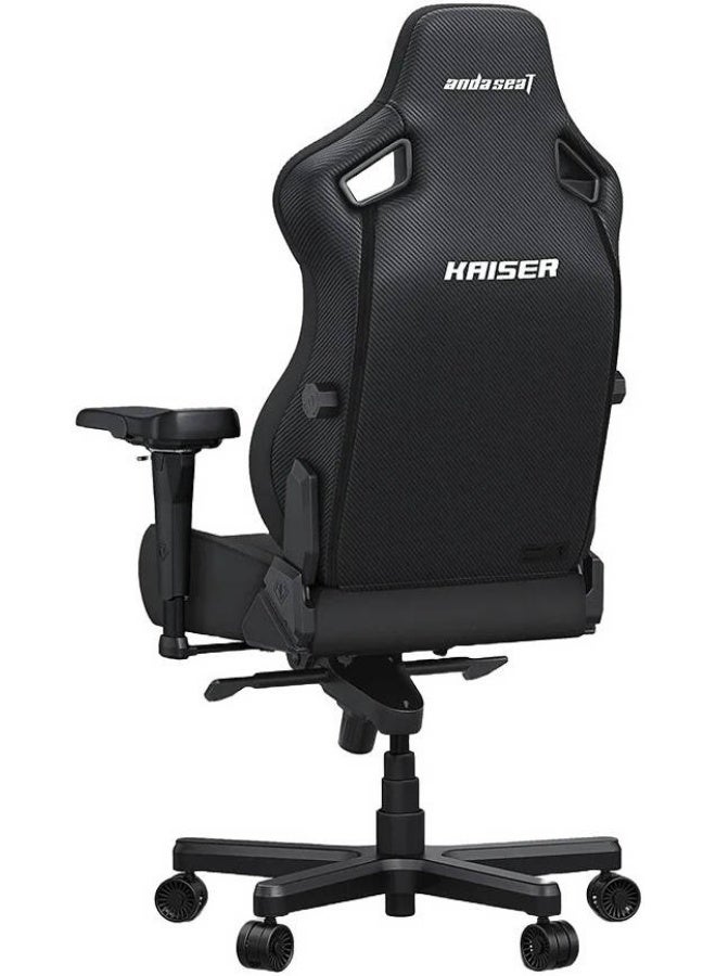 AndaSeat Kaiser 4 Series Premium Gaming Chair, 5° Sloping Seat Base, Pop-out Lumbar, 5D Armrests, Up to 180kg Max Weight, Linen Fabric, XL, Carbon Black | AD12YDDC-XLL-20-B-CF - Image 2