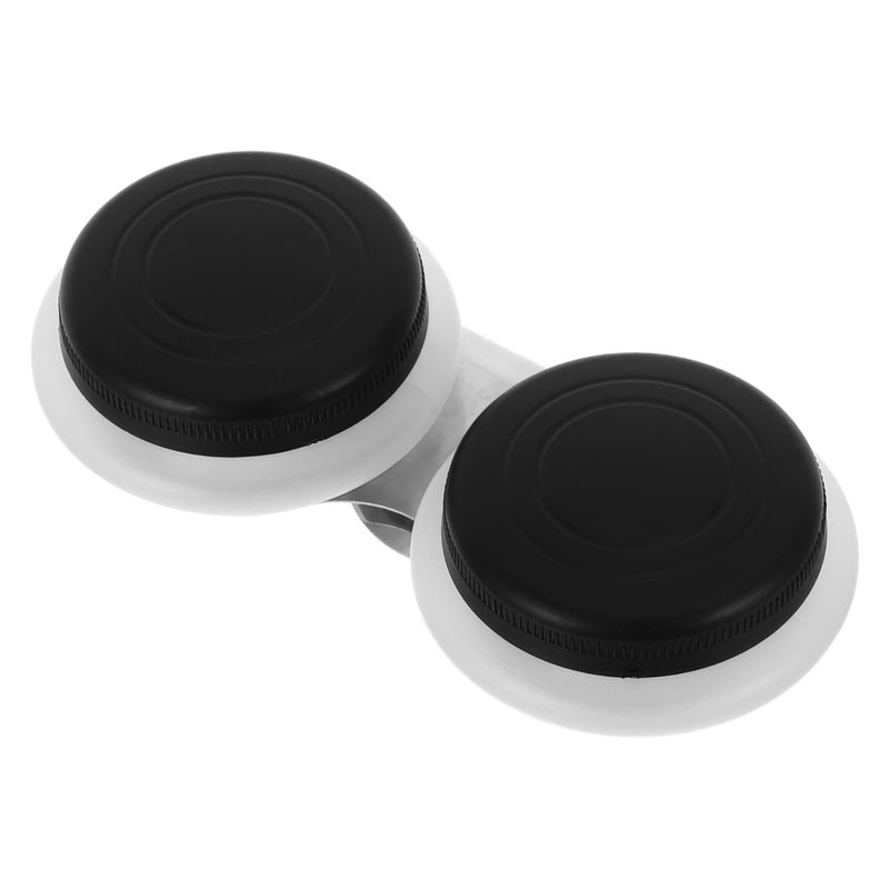 Double Palette Cup With Lid For Oil Painting Brush Cleaning Holder Dual Ports Plastic - Image 2