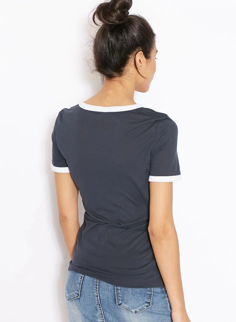 NOISY MAY Slogan T-Shirt