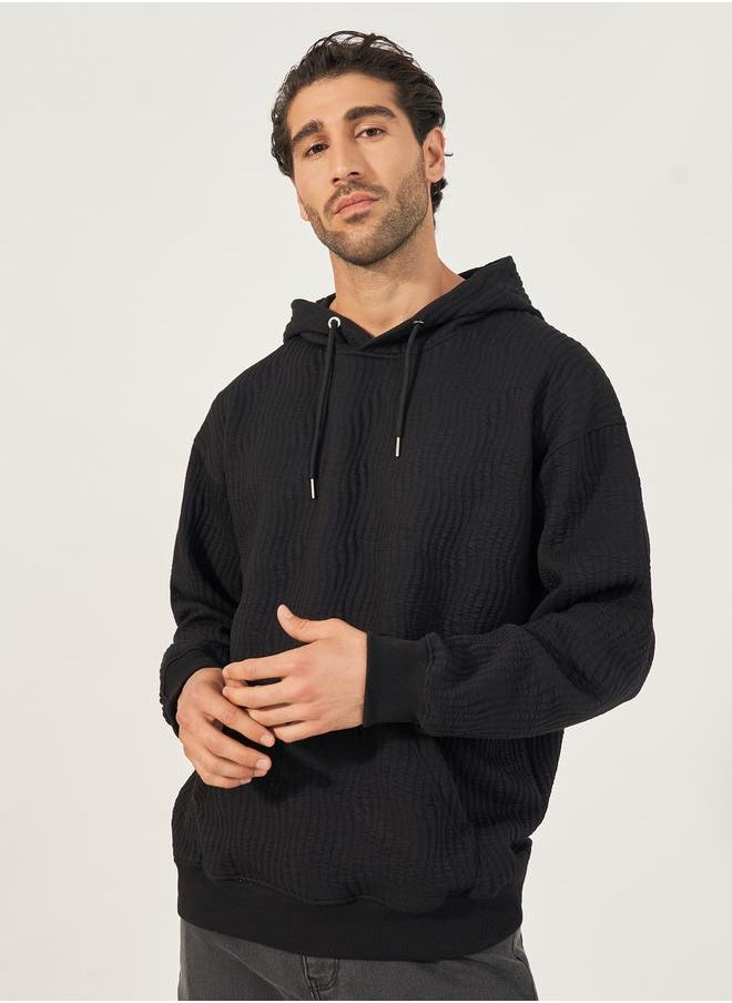 Relaxed Fit Textured Hoodie with Kangaroo Pocket - pzsku/ZD359ABBAD2DEAF32C772Z/45/_/1733818919/4e260d86-0e02-4c7d-91e7-2878c48d2232