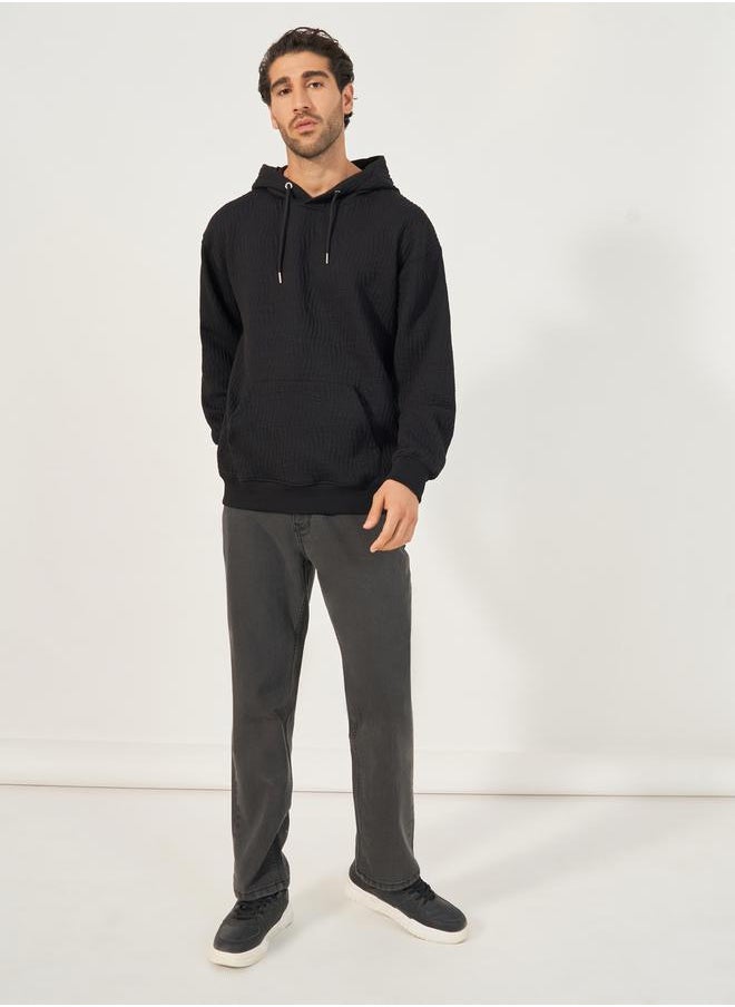 Relaxed Fit Textured Hoodie with Kangaroo Pocket - pzsku/ZD359ABBAD2DEAF32C772Z/45/_/1733818933/c8263a0c-3ae1-46fa-a376-0c088320d6dc