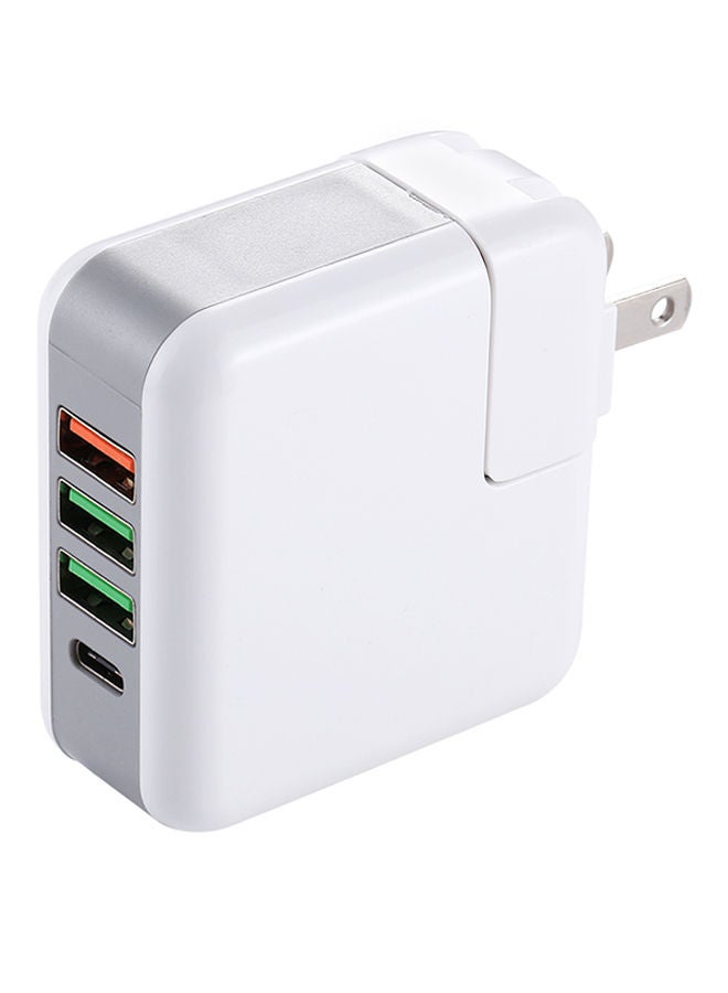 نيبمينينت 3-Port Charging Power Adapter - US Plug White - Image 2