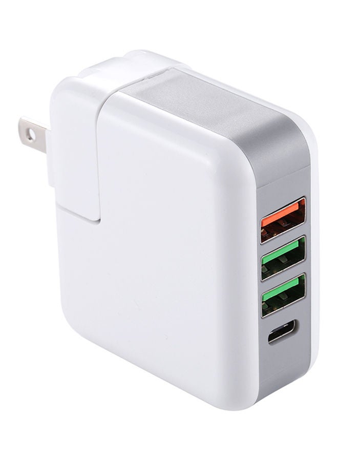نيبمينينت 3-Port Charging Power Adapter - US Plug White - Image 1
