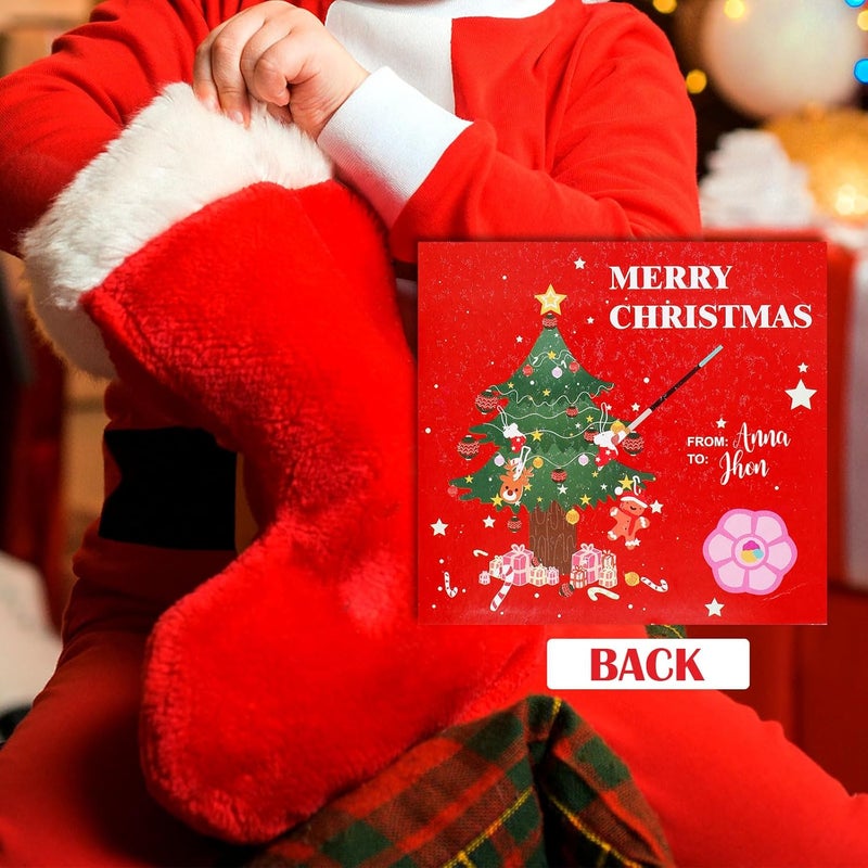 Syhood Syhood 36 Set Ugly Sweater Ceramic Painting Kit Paint Your Own Ugly Sweater Plaster Holiday Crafts Ornaments with Christmas Greeting Cards Xmas Gifts Exchange for Christmas Party Decor - Image 5
