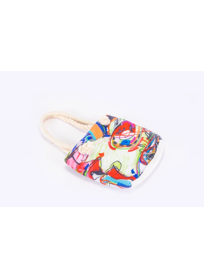 The Black Pearl Accessories Colorful Small Tote Bag For Girls  - Image 1
